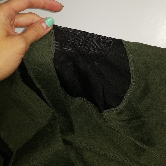 Light leggings with mesh high waist - Picture 2 of 5